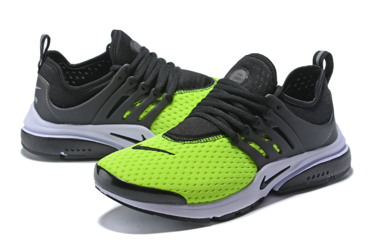 New Nike Air Presto Black Green Grey Running Shoes